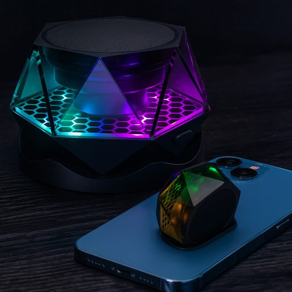 LUMIDIA MINI – altavoz magnético con luces RGB